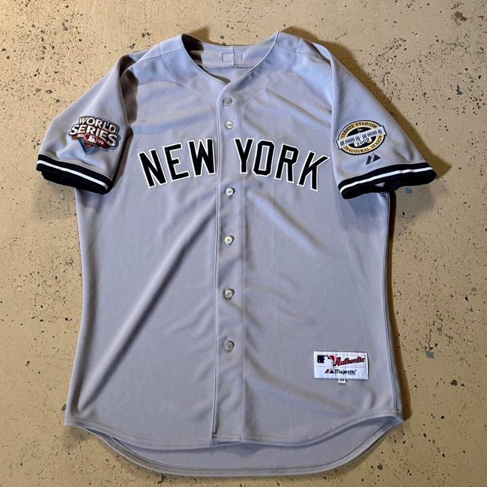 Vintage majestic authentic New York Yankees Alex Rodriguez World Series jersey